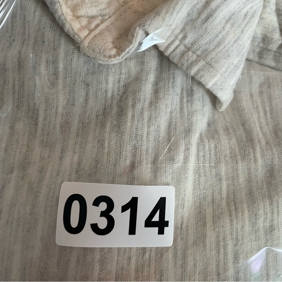 Billy Reid men’s white and grey polo shirt 20314 - Picture 8 of 8